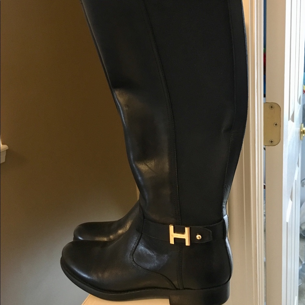 Tommy Hilfiger leather boots nice boots !!!